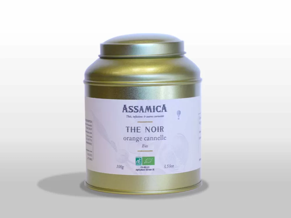 Place des Epices Thés Bio-Thé noir orange cannelle bio – Thé de Noël bio